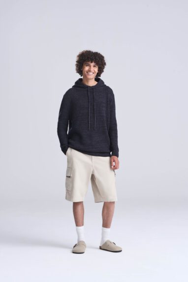 IGUAZU SUSTAINABLE KNIT HOODIE image 1