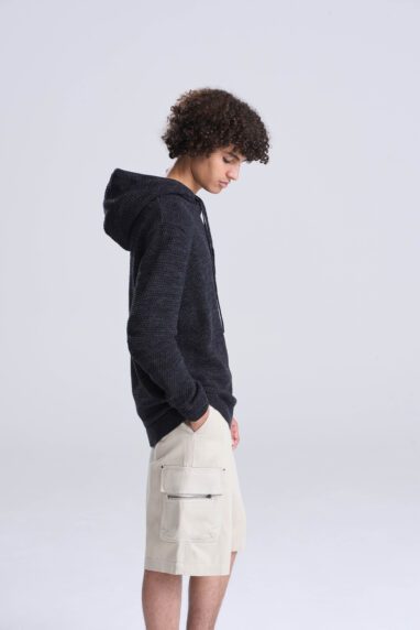IGUAZU SUSTAINABLE KNIT HOODIE image 3