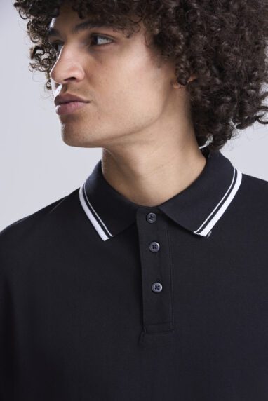Long Sleeve Tipped 100 Polo