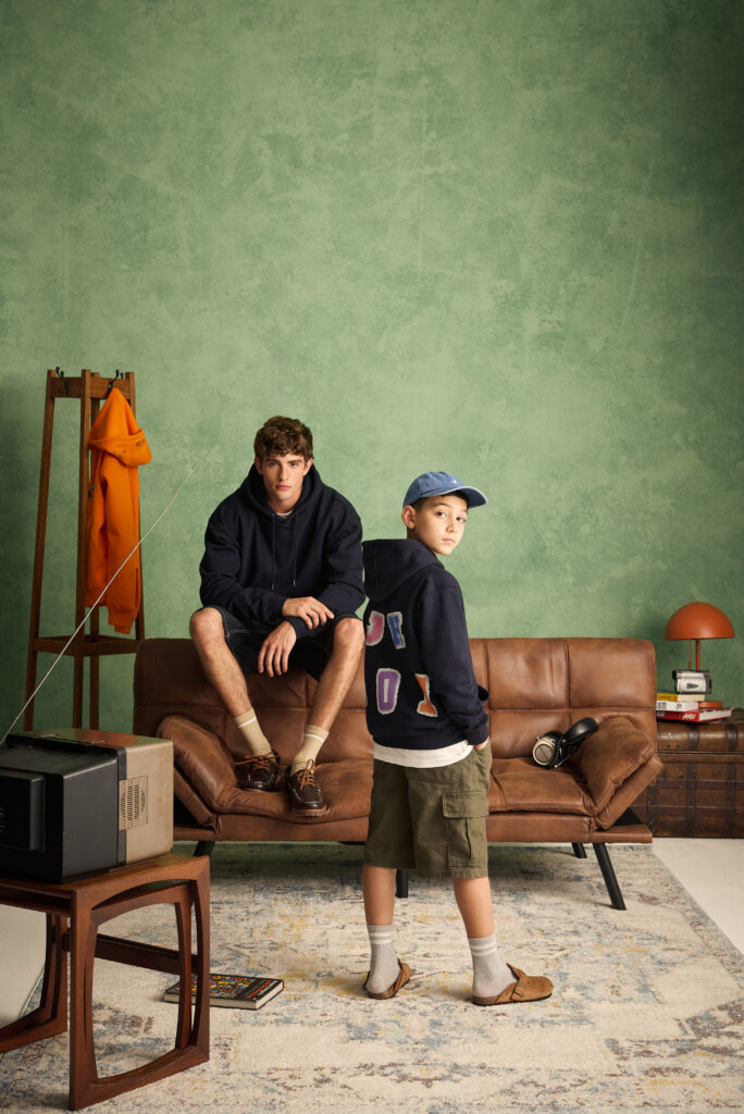 Three-end fleece construction for thicker fabric, with a softer, more premium hand feel.